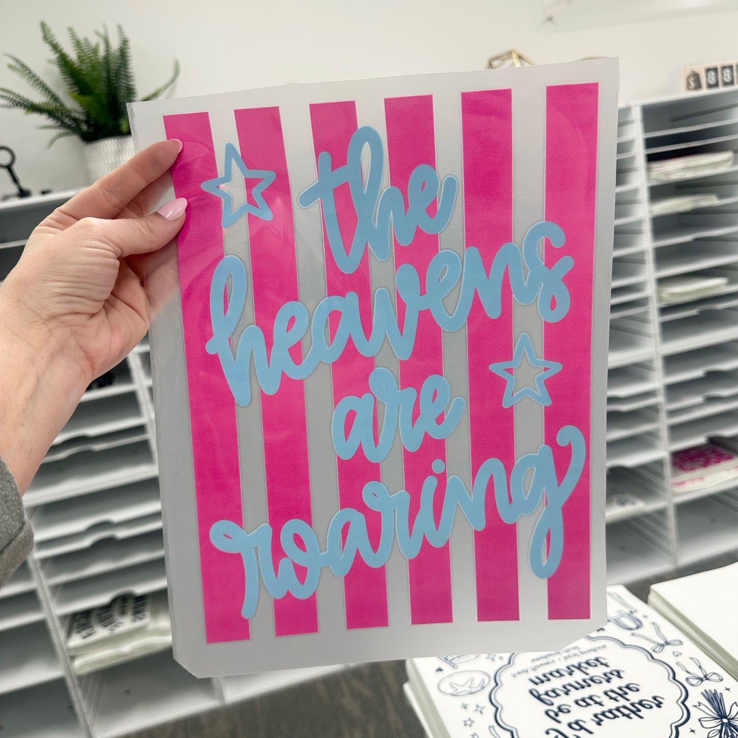 PRE-ORDER the heavens are roaring DTF 7-10 BUSINESS DAY TAT