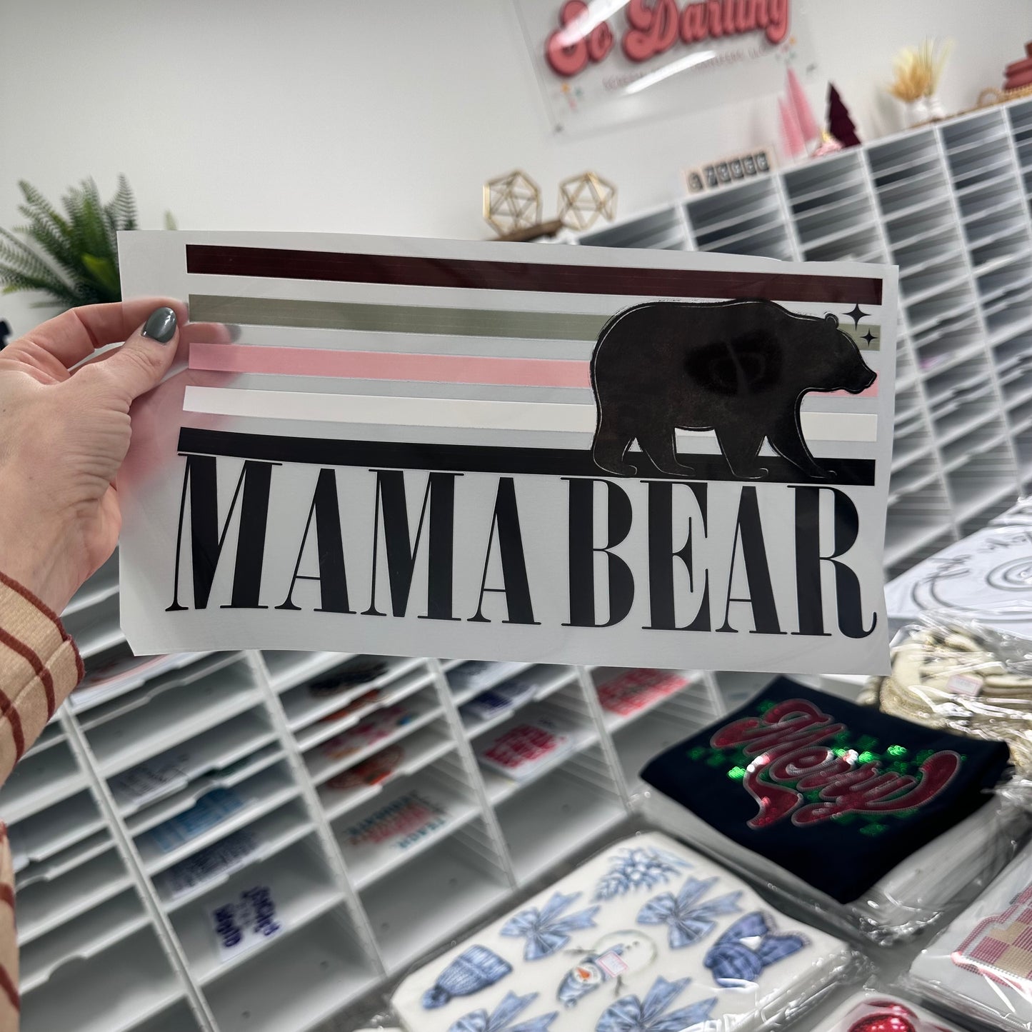 mama bear clear film transfer