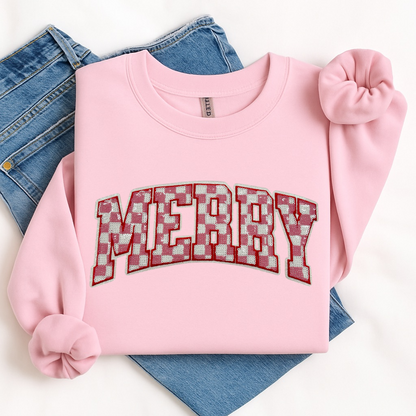 Sequins Patch - checker MERRY