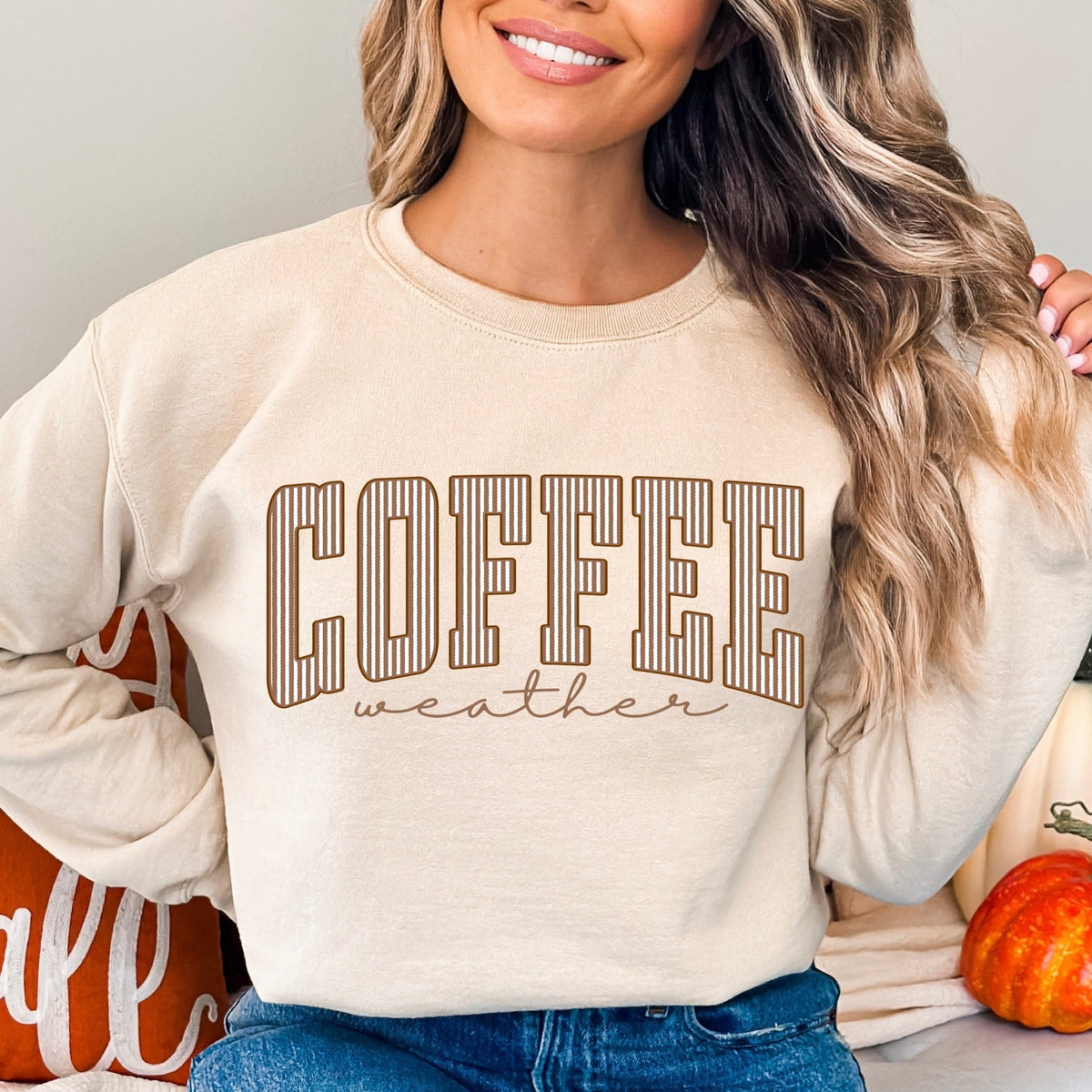 coffee weather clear film screen print