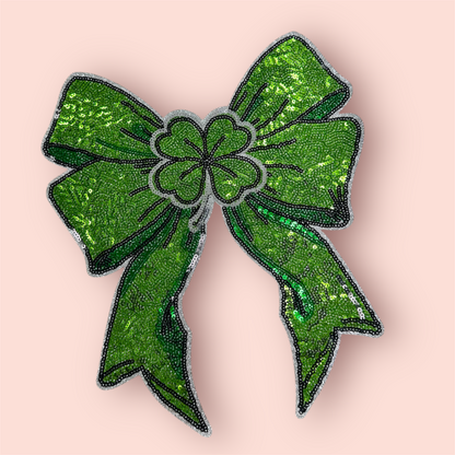 Sequins Patch - St Patty Bow