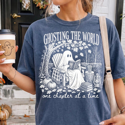 ghosting the world one chapter at a time screen print transfer