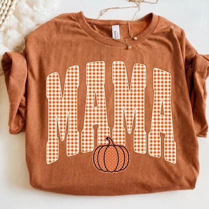fall MAMA clear film screen print