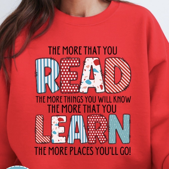 pre-designed READ AMERICA  dtf gang sheet - 1-2 business day tat