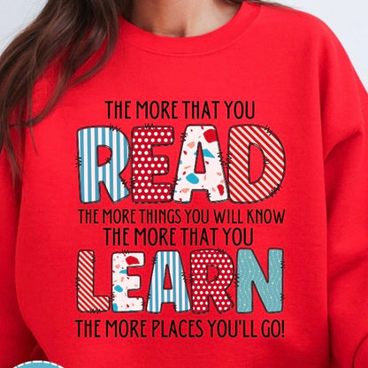 pre-designed READ AMERICA  dtf gang sheet - 1-2 business day tat