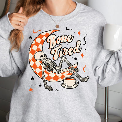 Bone Tired clear film transfer