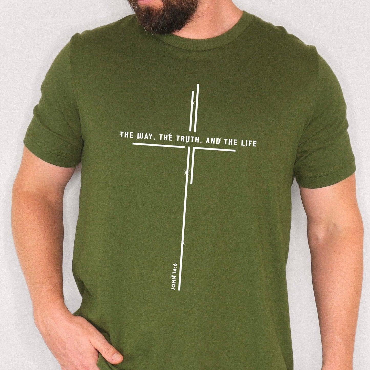 the way the truth cross screen print transfer