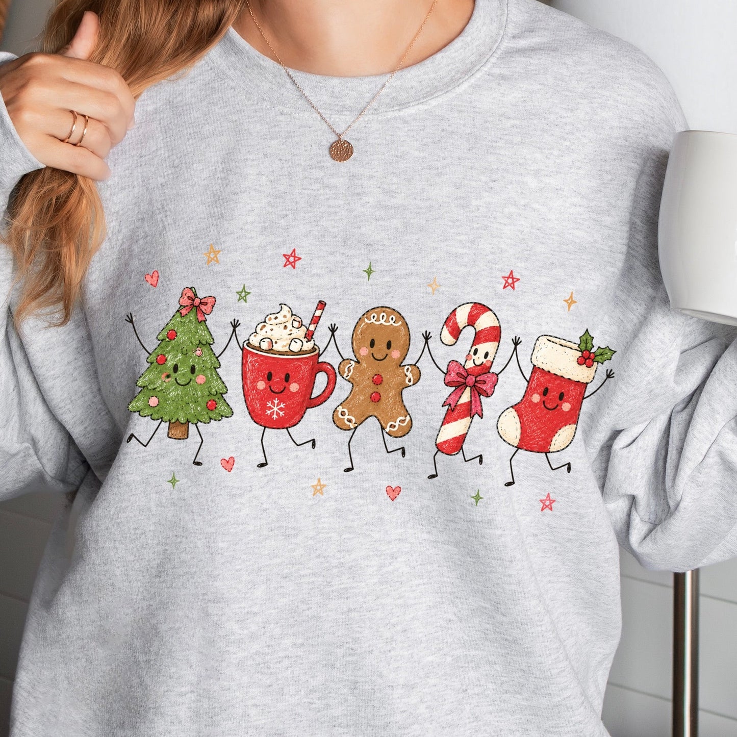 PRE-ORDER Christmas doodles DTF 5-7 biz day tat