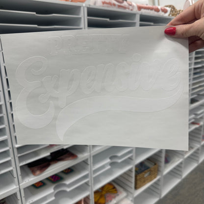 pretty expensive screen print transfer•