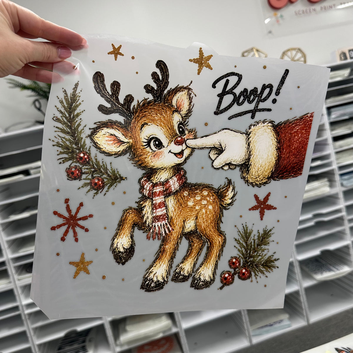 PRE-ORDER Rudolph boop DTF 5-7 biz day tat