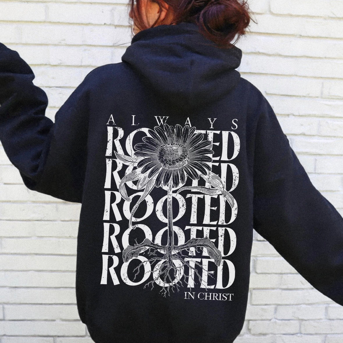 rooted in Christ screen print transfer•