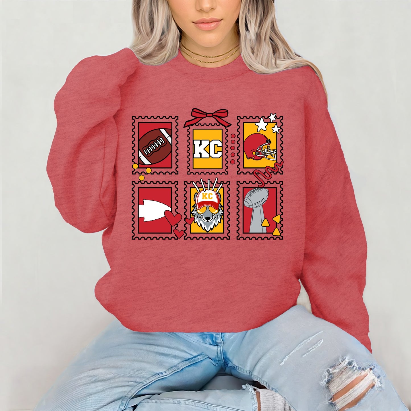 KC stamps clear film screen print