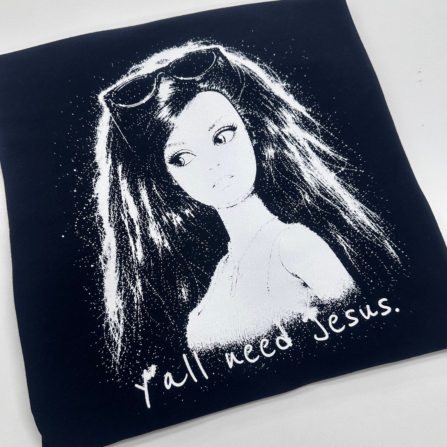 yall need Jesus screen print transfer•
