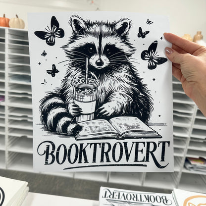 booktrovert screen print transfer