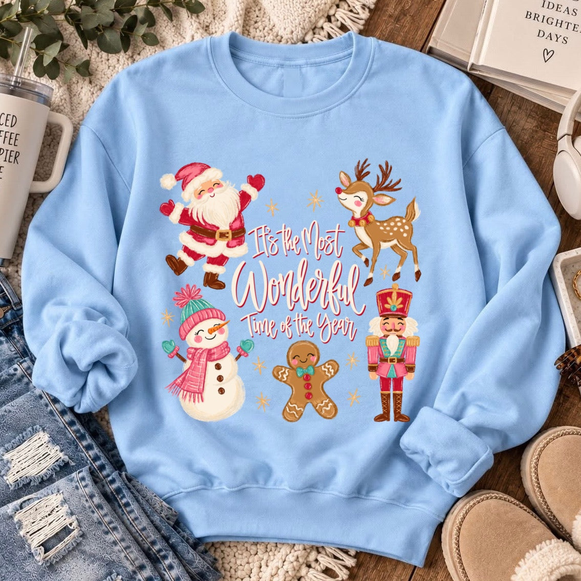 most wonderful time of the year clear film screen print