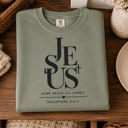 Jesus name above all names screen print transfer•