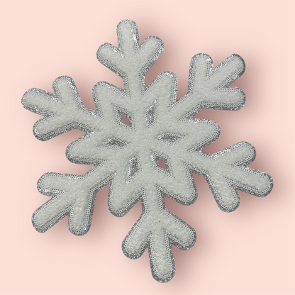 Chenille Patch - Snowflake