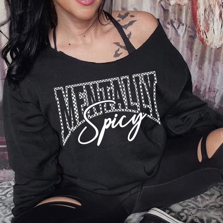 mentally spicy screen print transfer