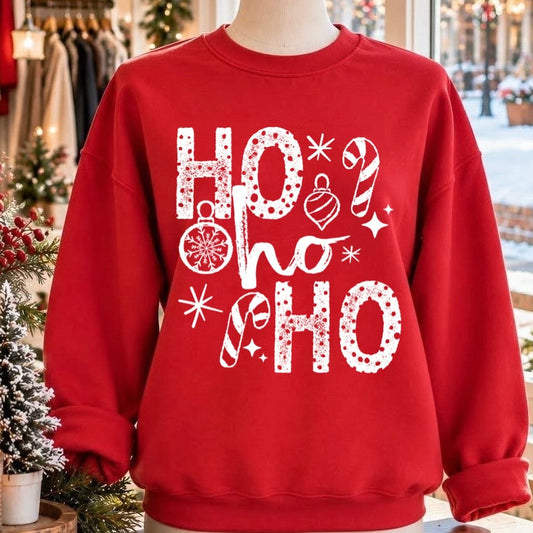 Ho Ho Ho screen print transfer•