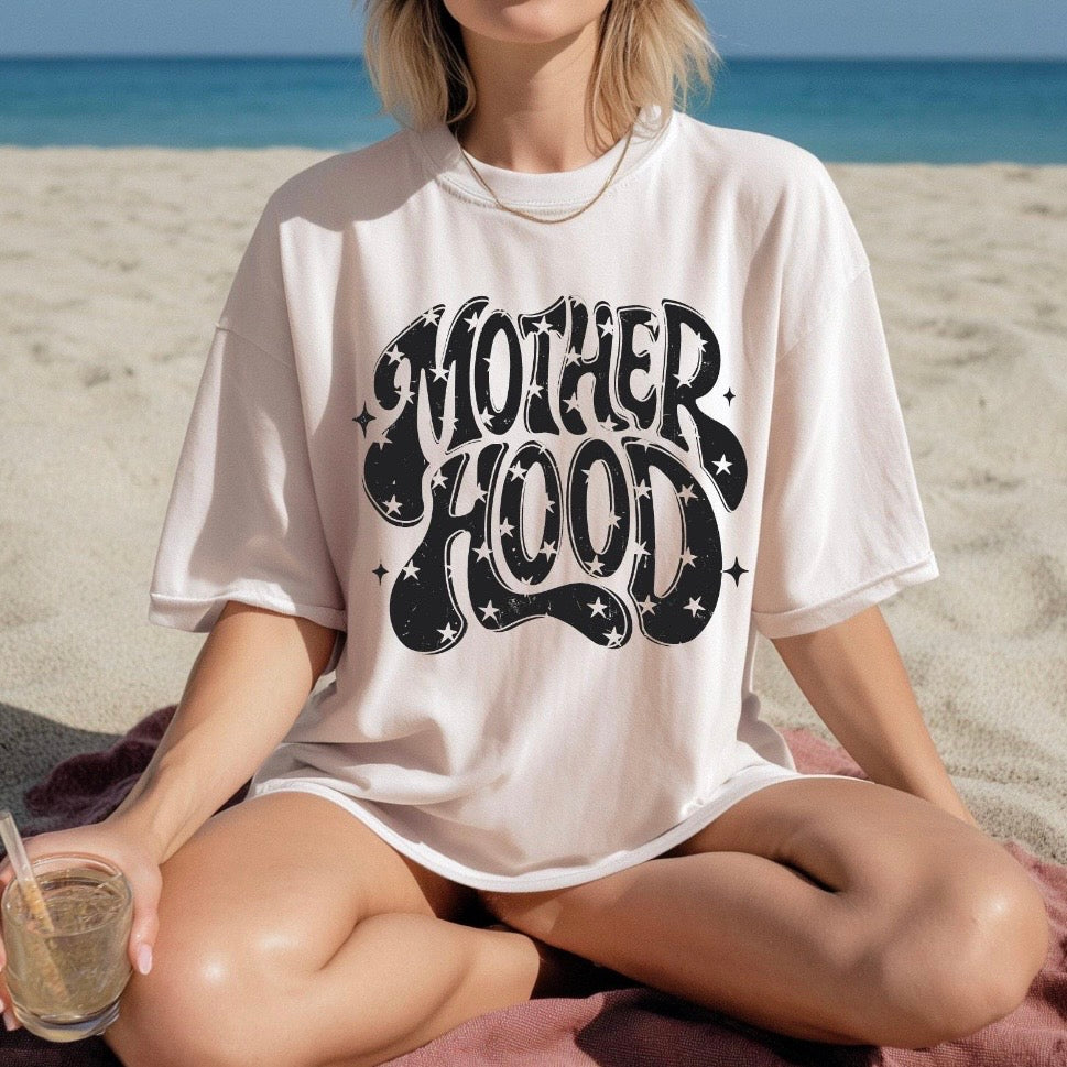 Motherhood retro screen print transfer•