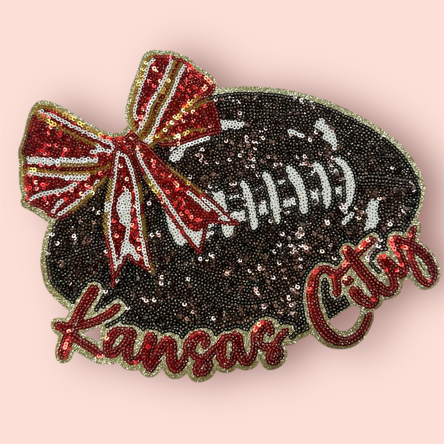Sequins Patch - Football Kansas City