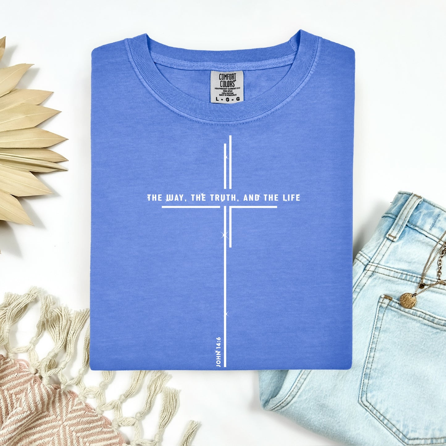 the way the truth cross screen print transfer