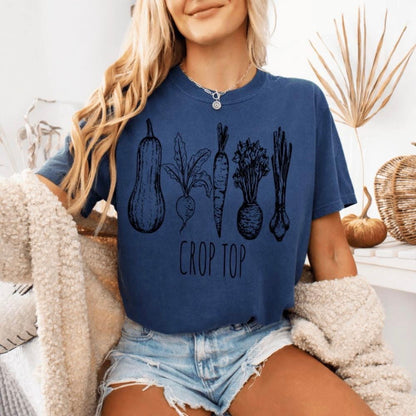 crop top screen print transfer•