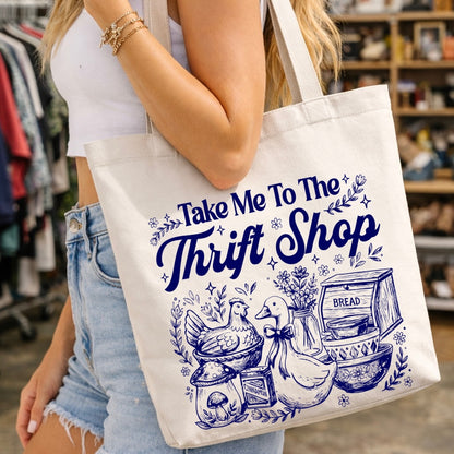 take me to the thrift shop screen print transfer•