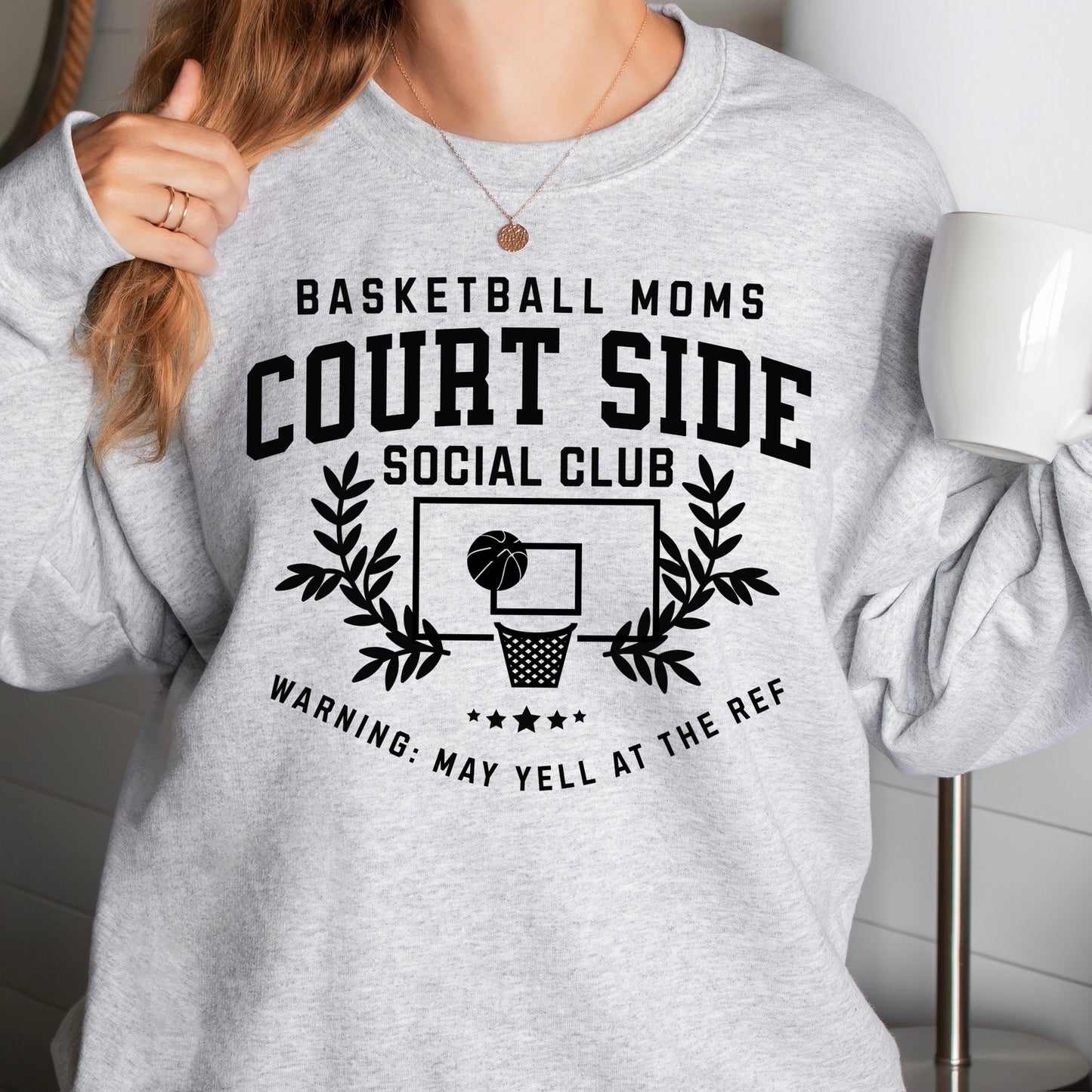 basketball mom social club screen print transfer