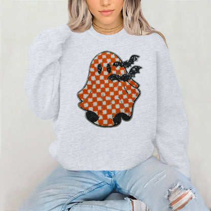 Chenille Patch - Checker Ghost