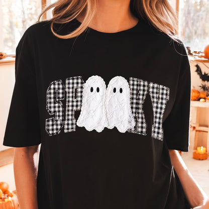 PRE-ORDER 5-7 biz day tat lace & fabric spooky DTF