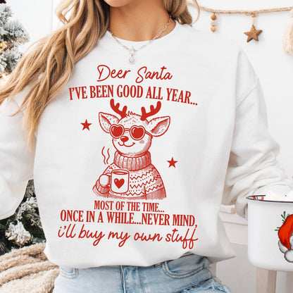 santa Ive been good..nevermind screen print transfer