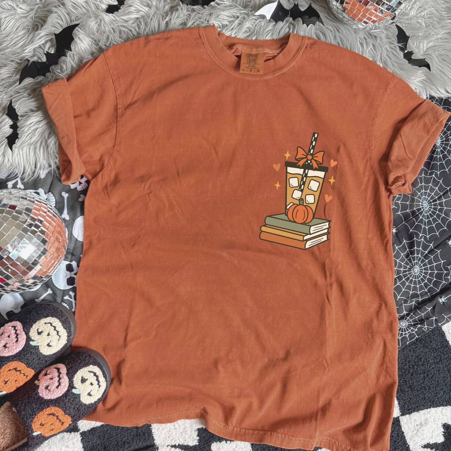 POCKET ice coffee fall clear film screen print
