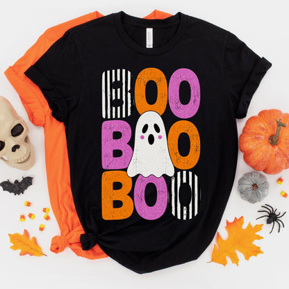 boo boo boo ghost clear film screen print