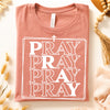 Pray Pray Pray screen print transfer