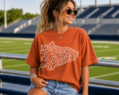 Doodle touchdown pennant screen print transfer•
