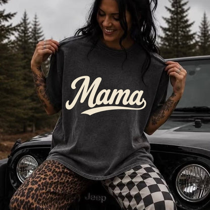 beige ink mama screen print transfer•