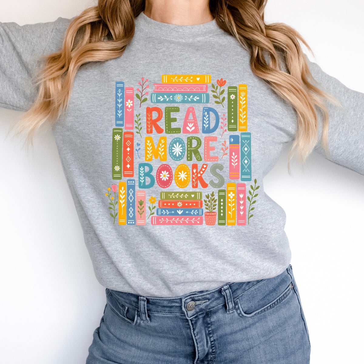 read more books clear film screen print