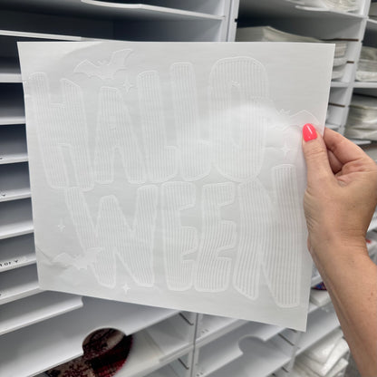 halloween stripe screen print transfer•