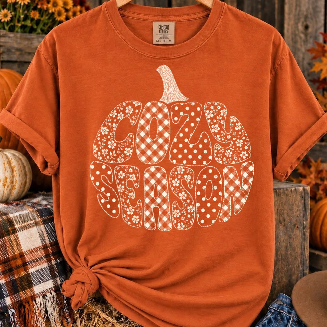 cozy season screen print transfer•