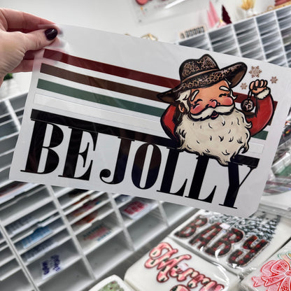 be jolly santa clear film transfer