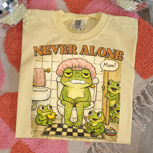 never alone mom clear film screen print