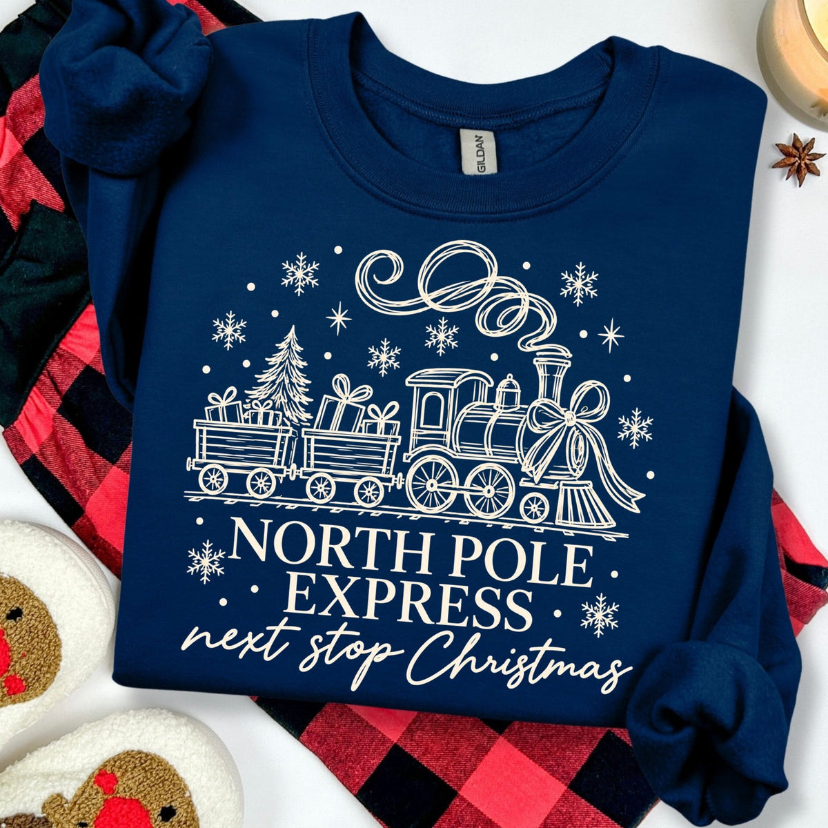 north pole express screen print transfer