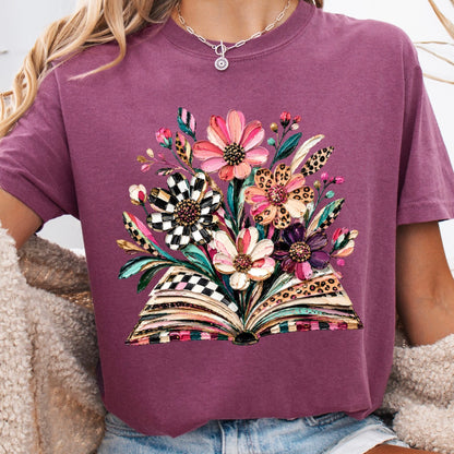 floral mixed pattern book clear film screen print
