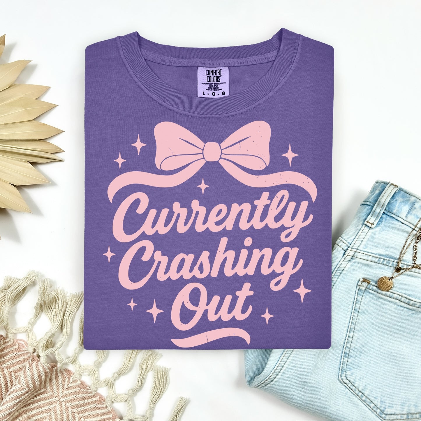 currently crashing out screen print transfer