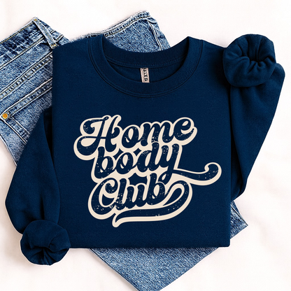 Homebody Club screen print transfer