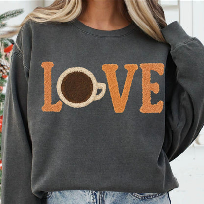 coffee LOVE clear film screen print