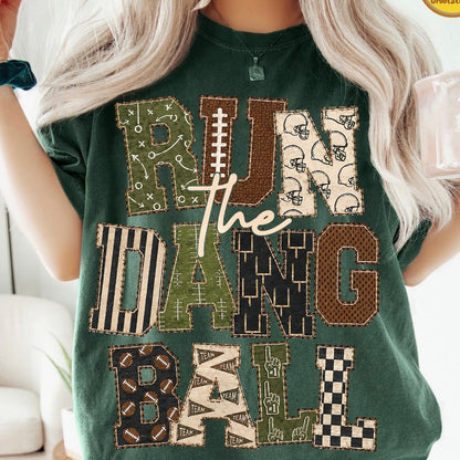 run the dang ball clear film screen print
