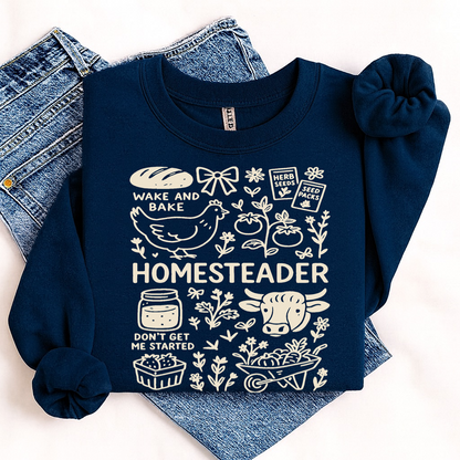 homesteader screen print transfer