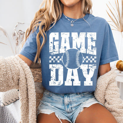 Baseball game day screen print transfer•